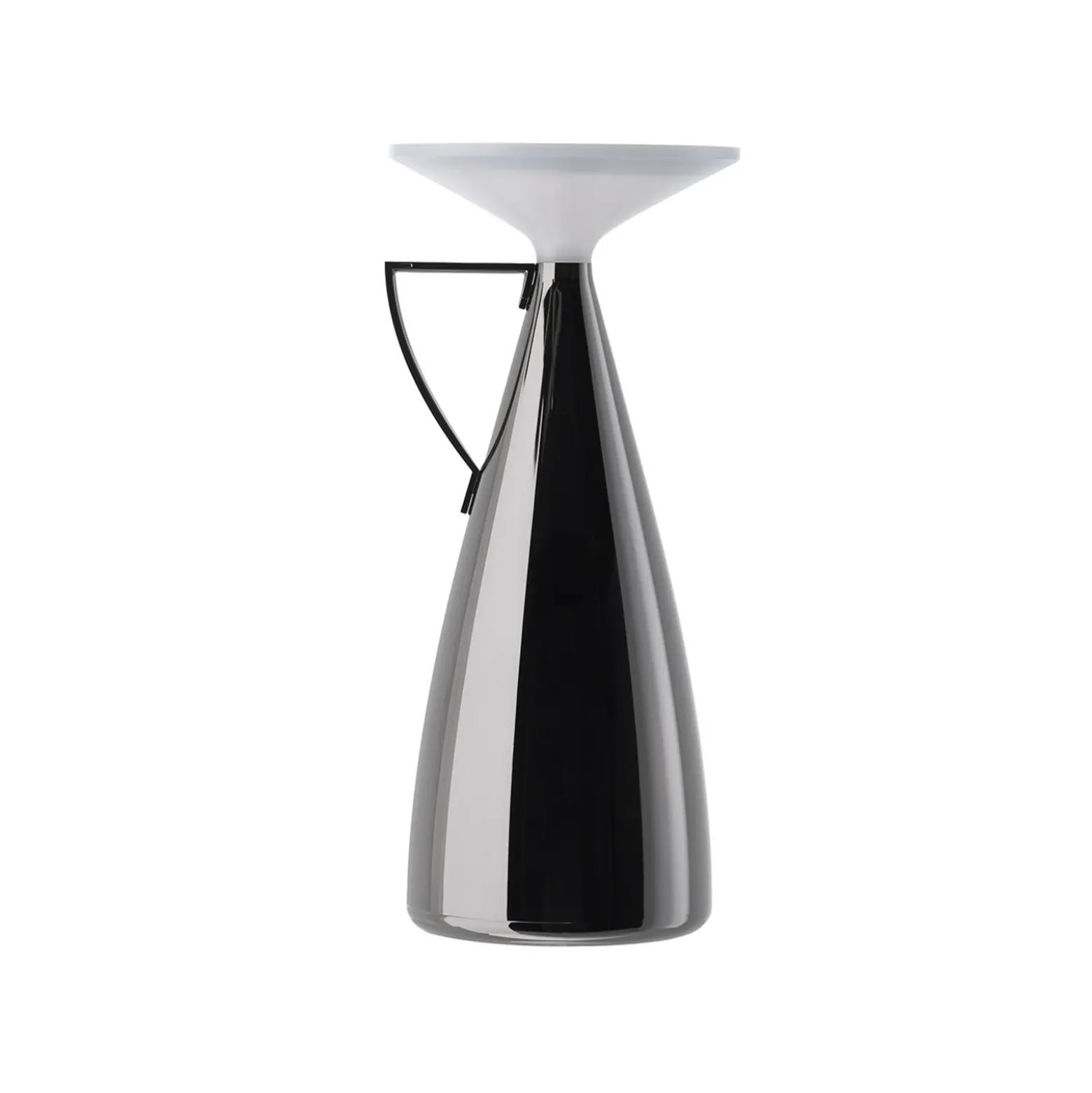 lámpara de mesa LED Kartell Camomille, gris oscuro, atenuable.