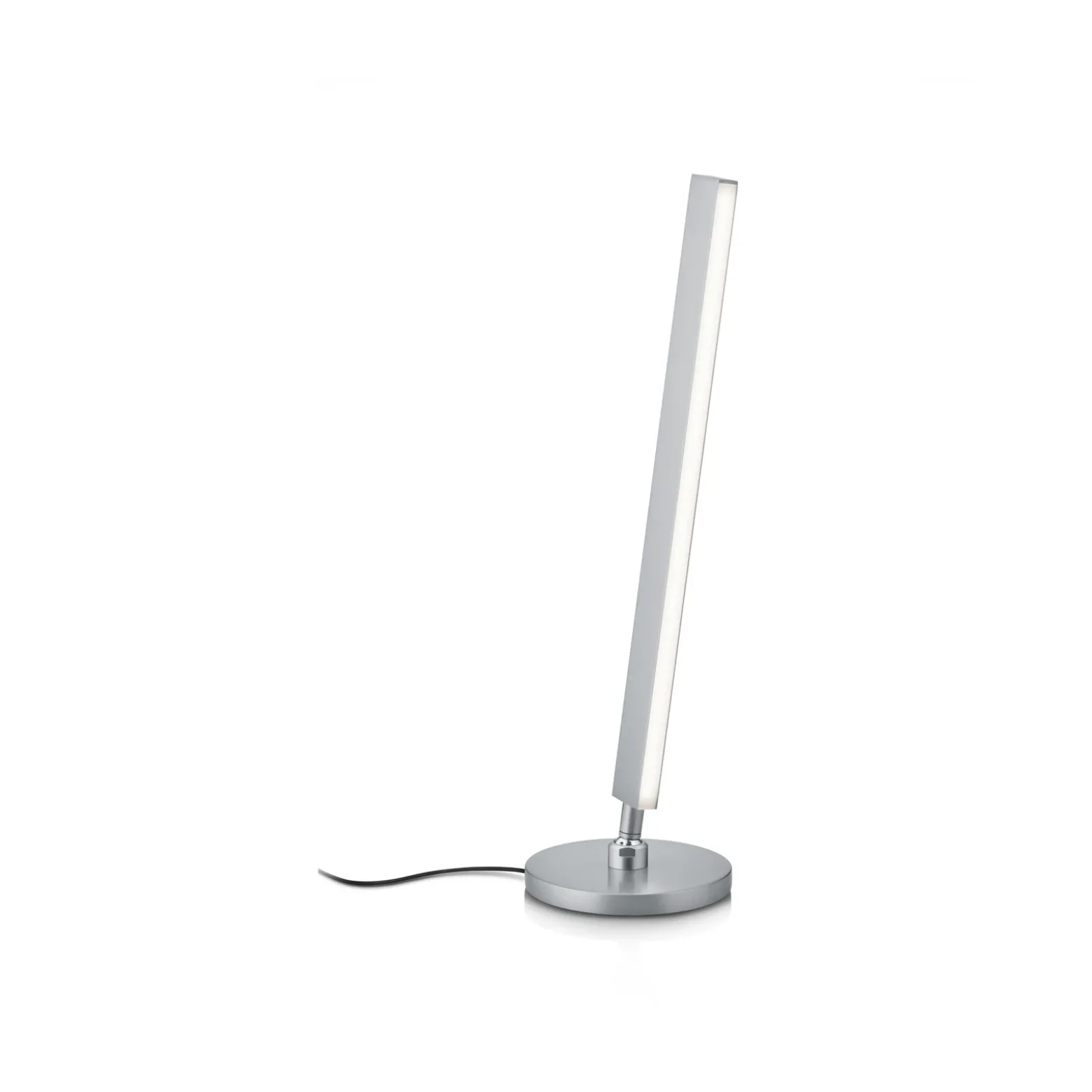 Lámpara de mesa LED Kosma, níquel mate, CCT, control gestual