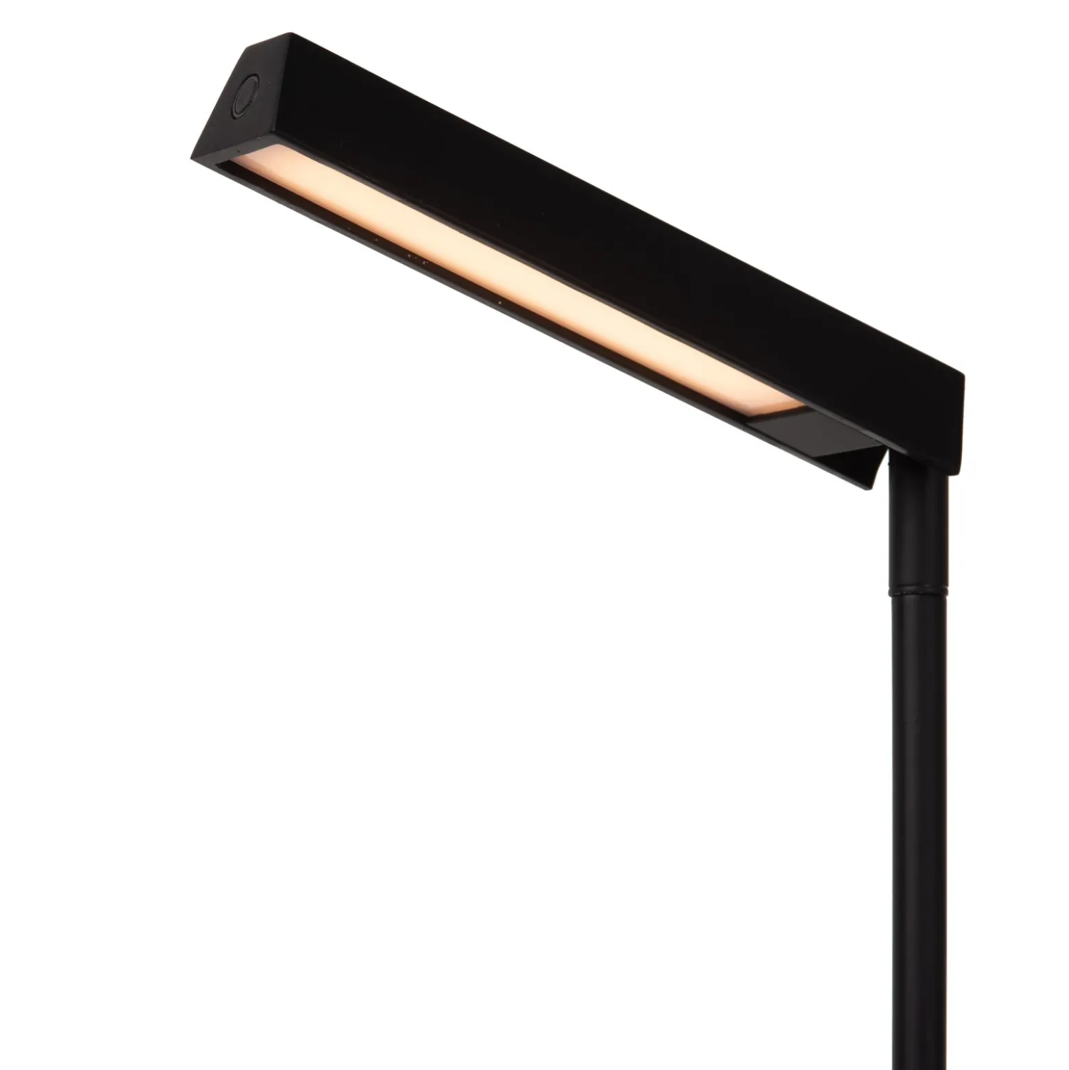 Lámpara de mesa LED Lavale, negra, atenuable, altura 42 cm