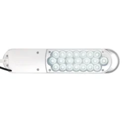 Lámpara de mesa LED MAULatlantic, blanca, altura 41 cm, base