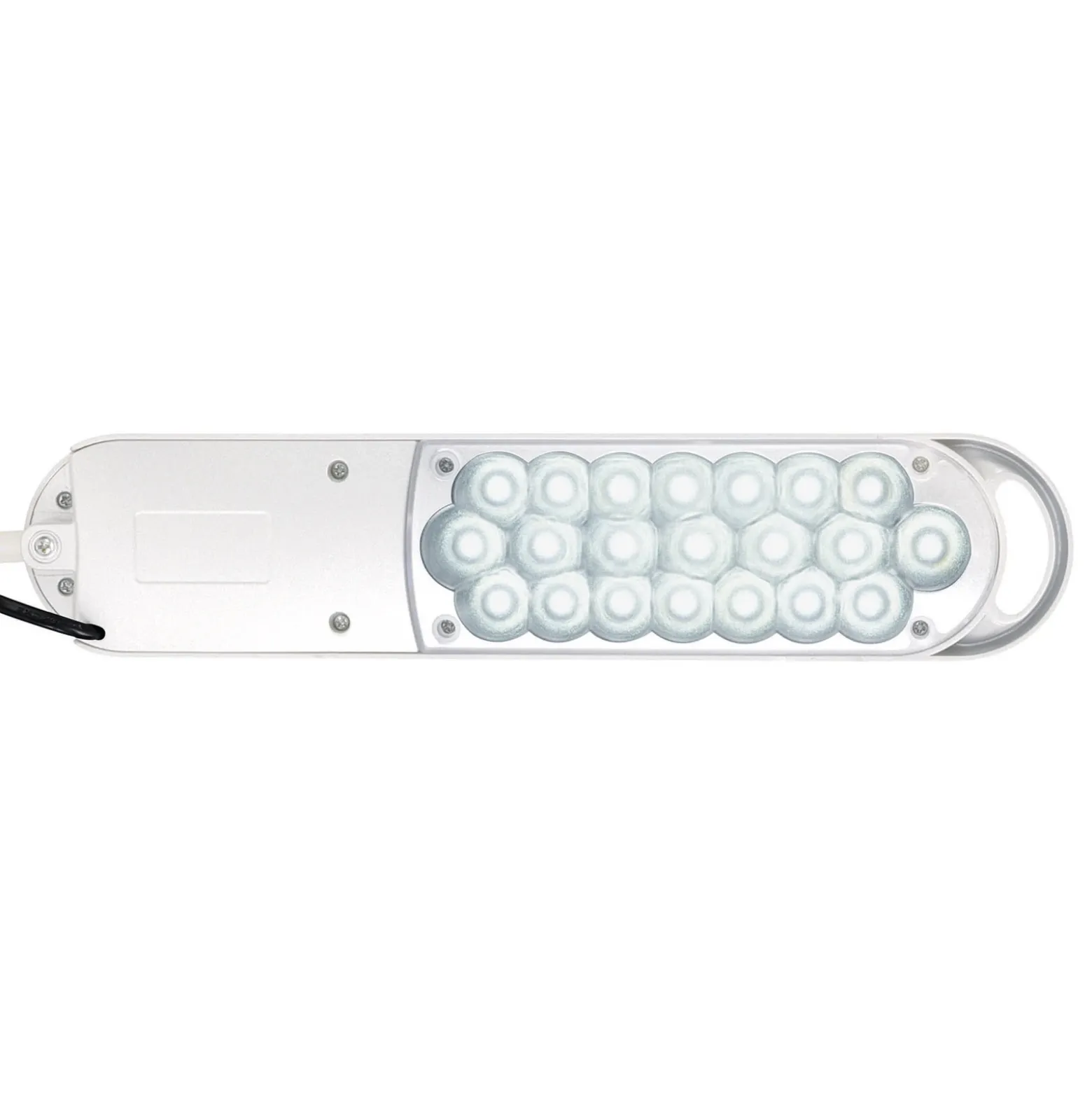 Lámpara de mesa LED MAULatlantic, blanca, altura 41 cm, base