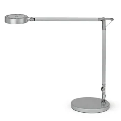 Lámpara de mesa LED MAULgrace, color plata, 37 cm, atenuable, CCT
