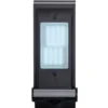 Lámpara de mesa LED MAULoptimus, plateada, pie, CCT atenuable