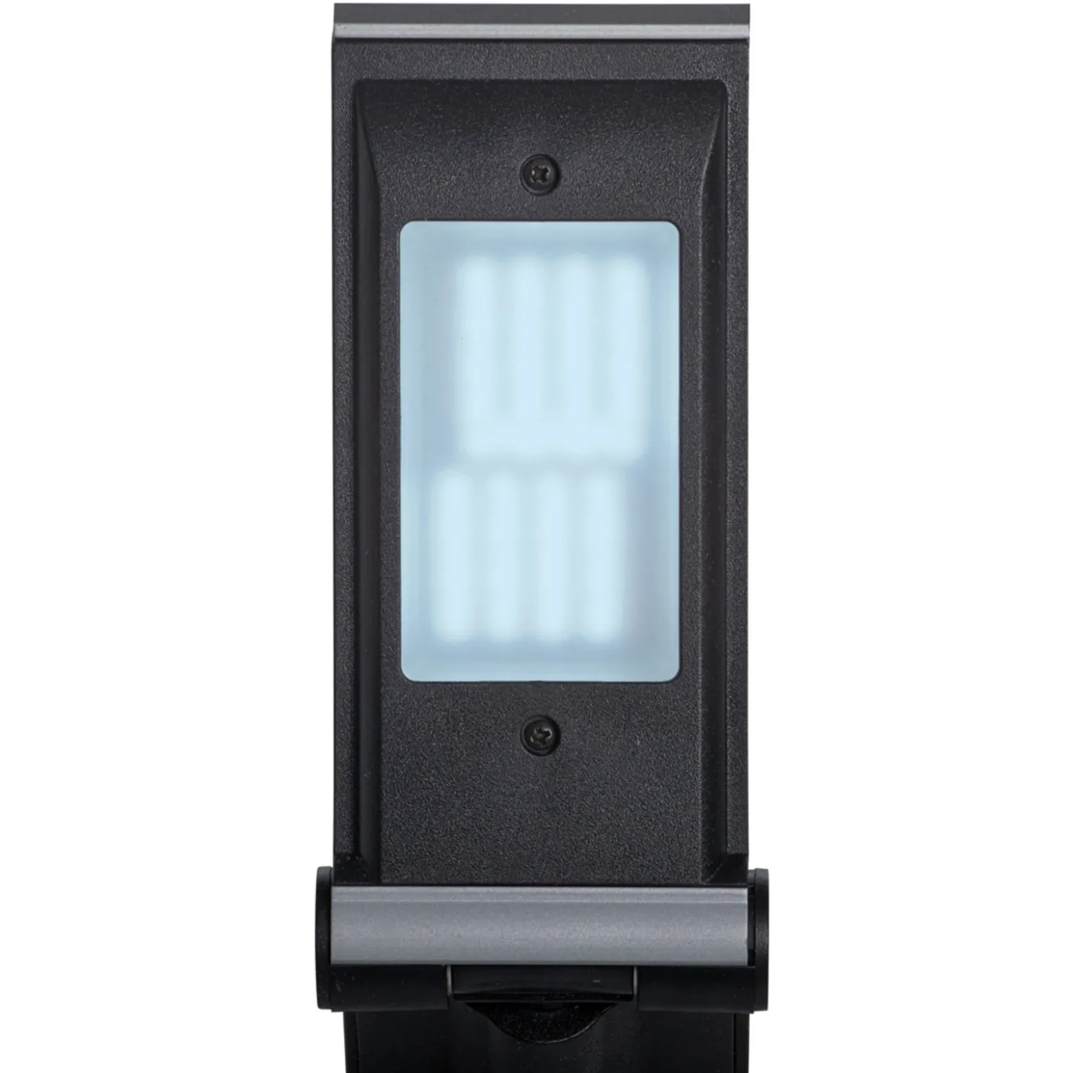 Lámpara de mesa LED MAULoptimus, plateada, pie, CCT atenuable