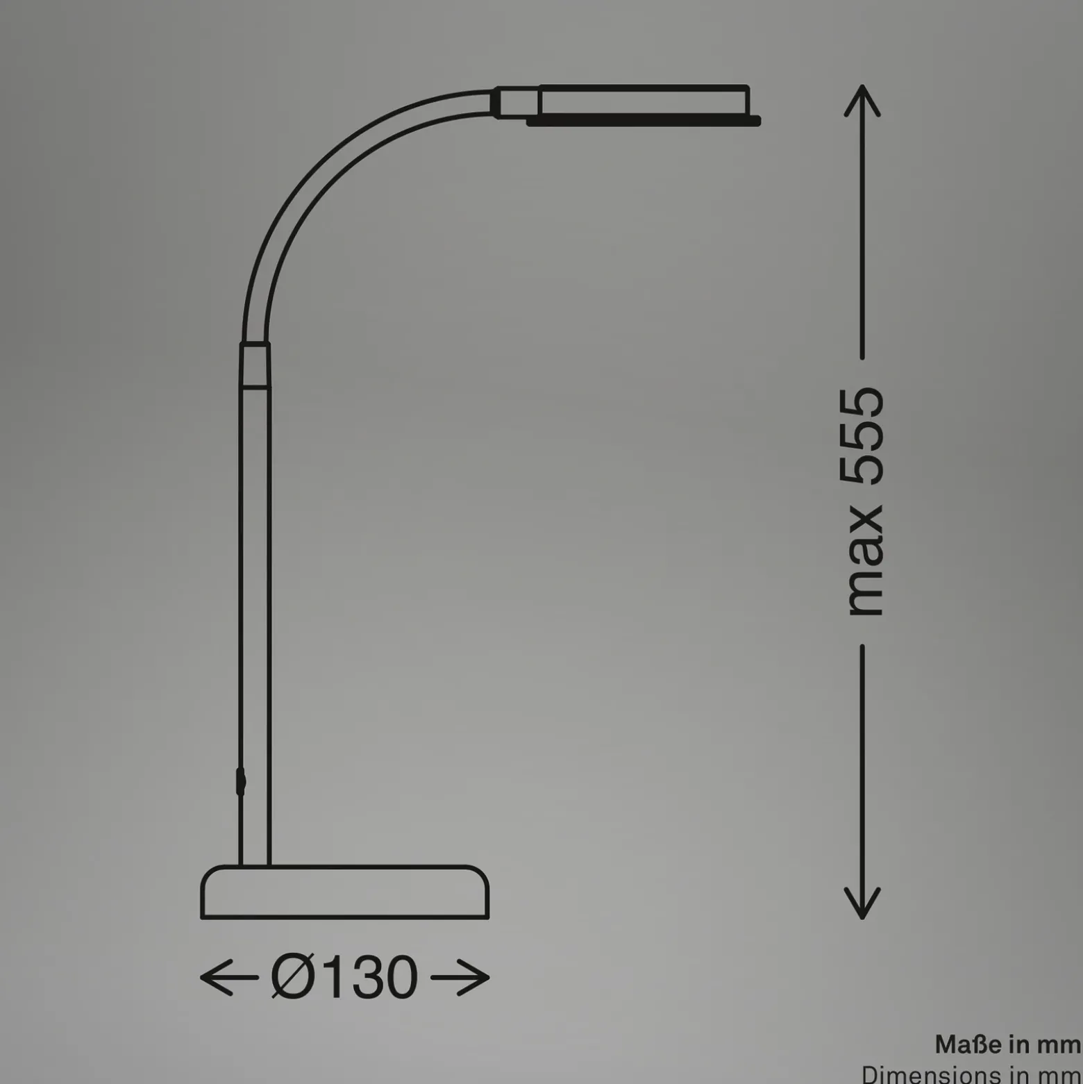 Lámpara de mesa LED Megg, beige, metal, atenuador, 3000 K
