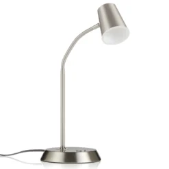 Lámpara de mesa LED Narcos en color níquel