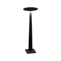 Lámpara de mesa LED Nemo Portofino, negra, mármol