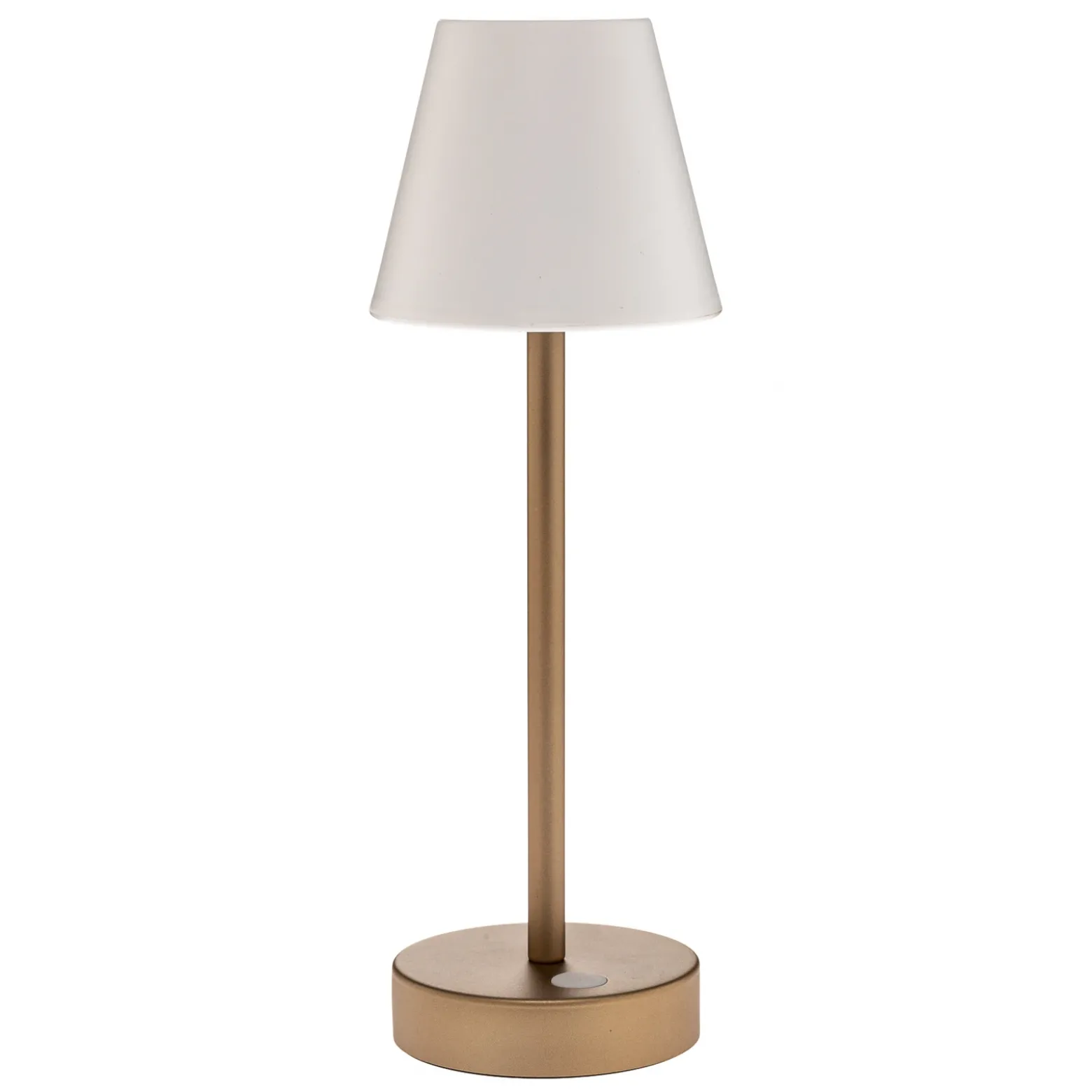 Lámpara de mesa LED Newgarden Lola Slim con batería, latón