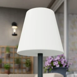 Lámpara de mesa LED Newgarden Lola Slim con batería, color antracita