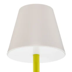 Lámpara de mesa LED Newgarden Lola Slim con batería, color lima