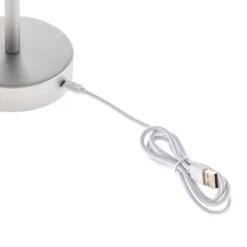 Lámpara de mesa LED Newgarden Lola Slim con batería, gris