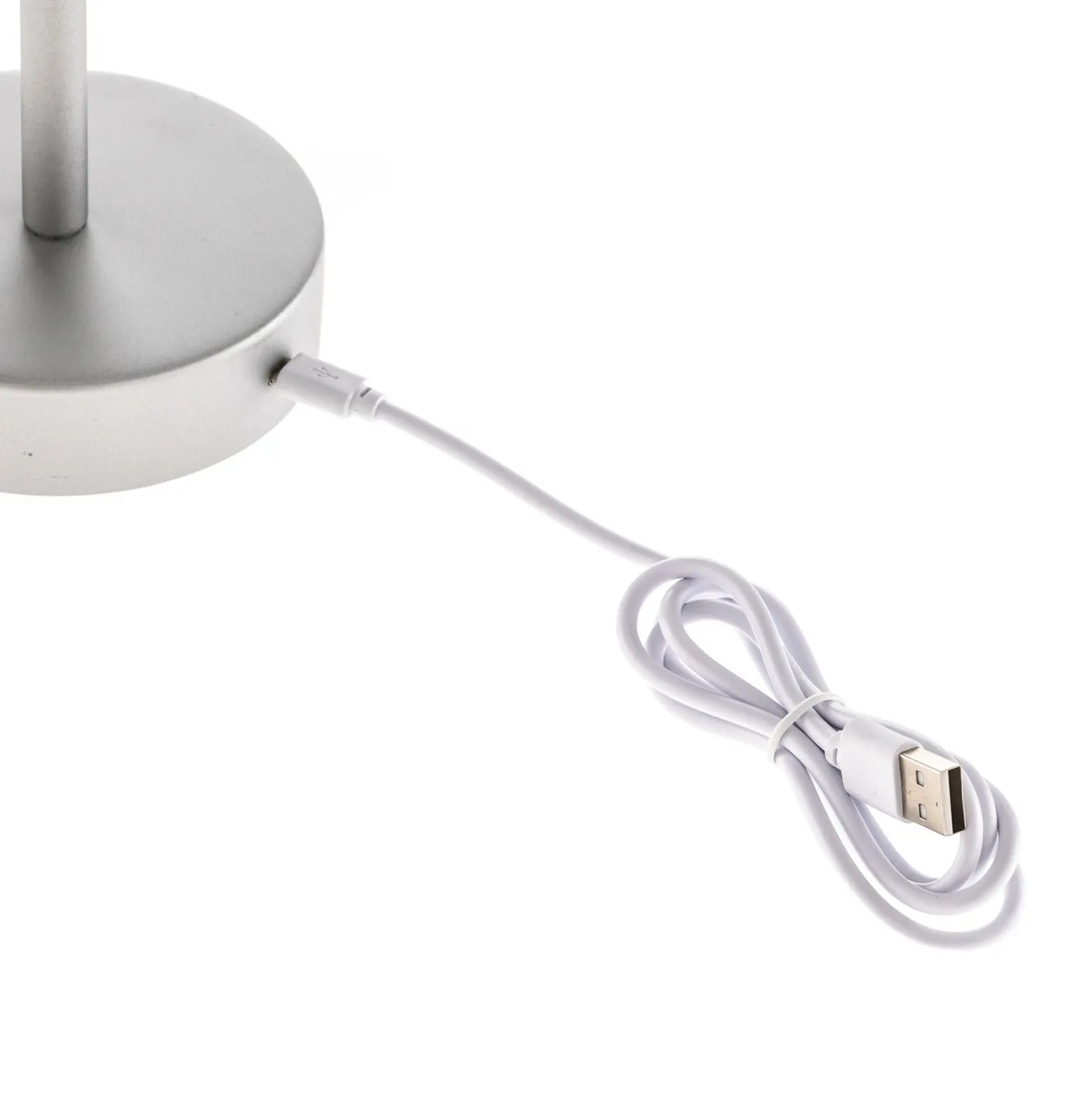 Lámpara de mesa LED Newgarden Lola Slim con batería, gris