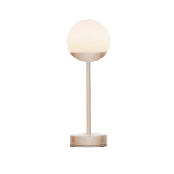 Lámpara de mesa LED Newgarden Norai Slim, latón