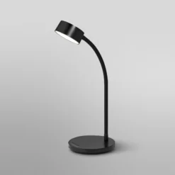 Lámpara de mesa LED OSRAM Office Line Cylinder negra CCT atenuable