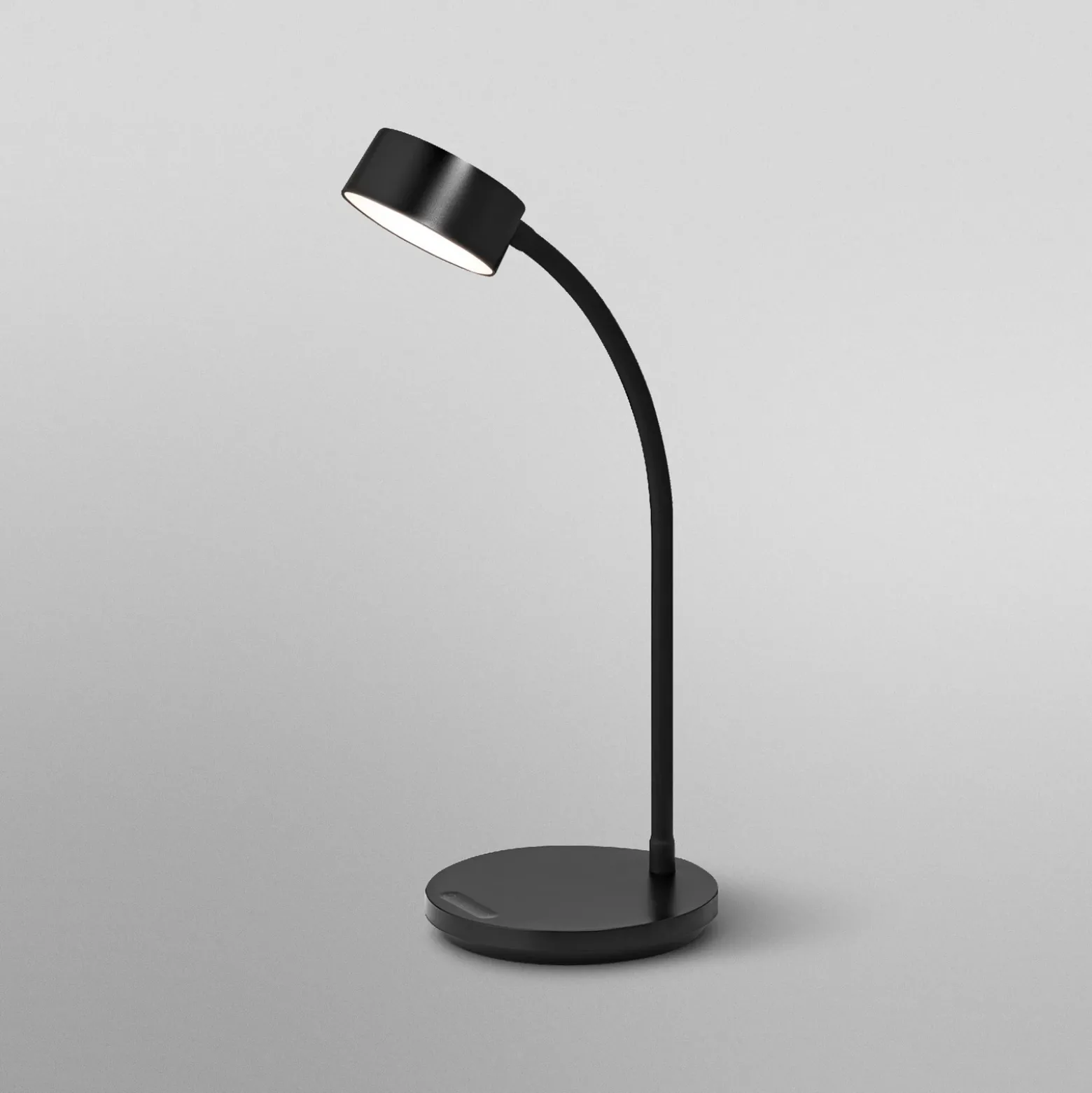 Lámpara de mesa LED OSRAM Office Line Cylinder negra CCT atenuable