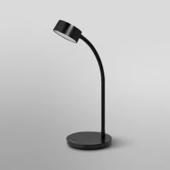 Lámpara de mesa LED OSRAM Office Line Cylinder negra CCT atenuable