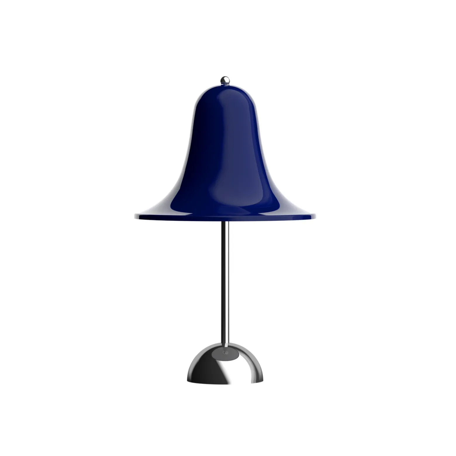 Lámpara de mesa LED Pantop de Verpan, azul noche, altura 30 cm