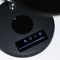 lámpara de mesa LED Paulmann Numis con función de carga, color negro