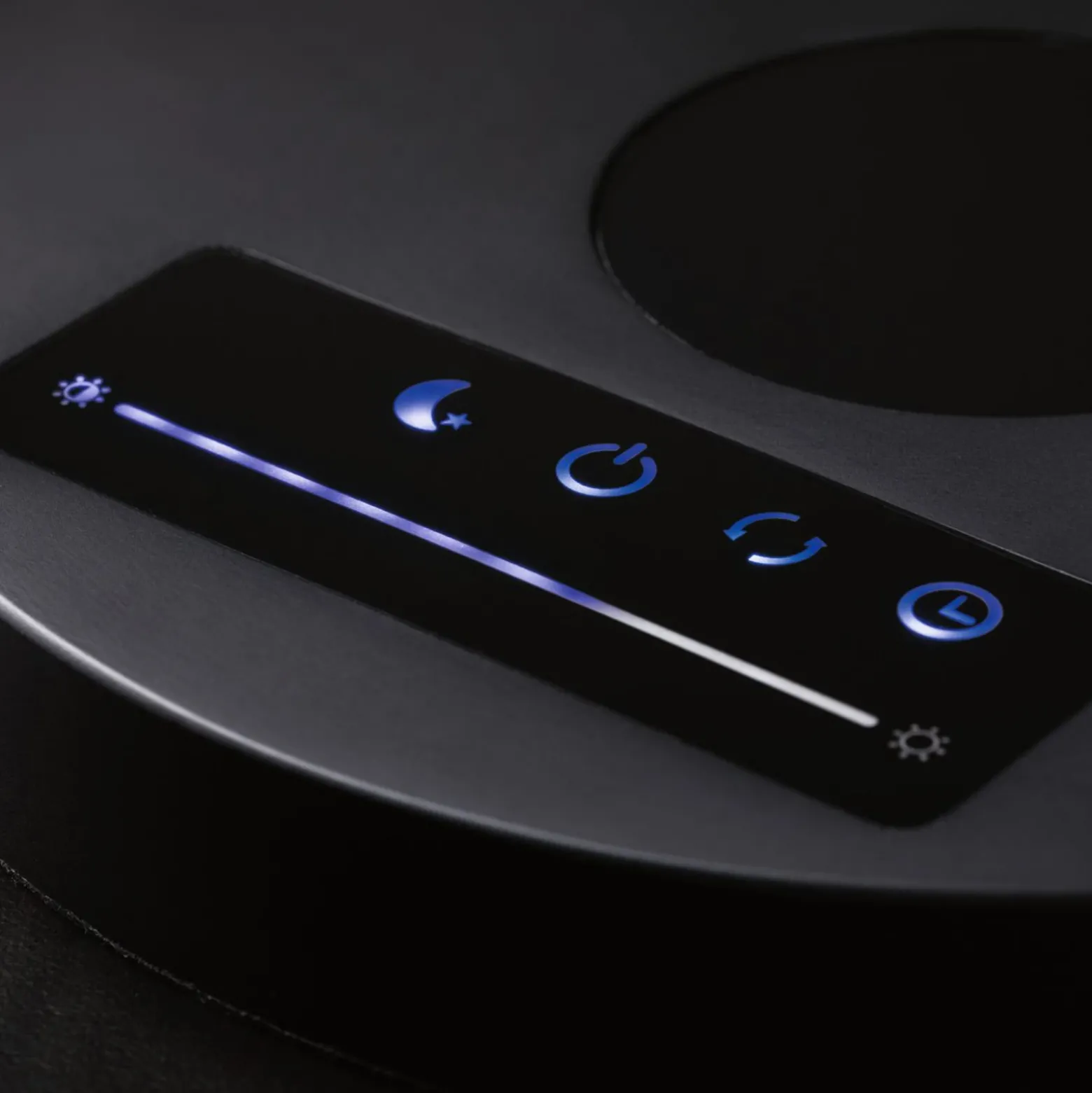 lámpara de mesa LED Paulmann Numis con función de carga, color negro