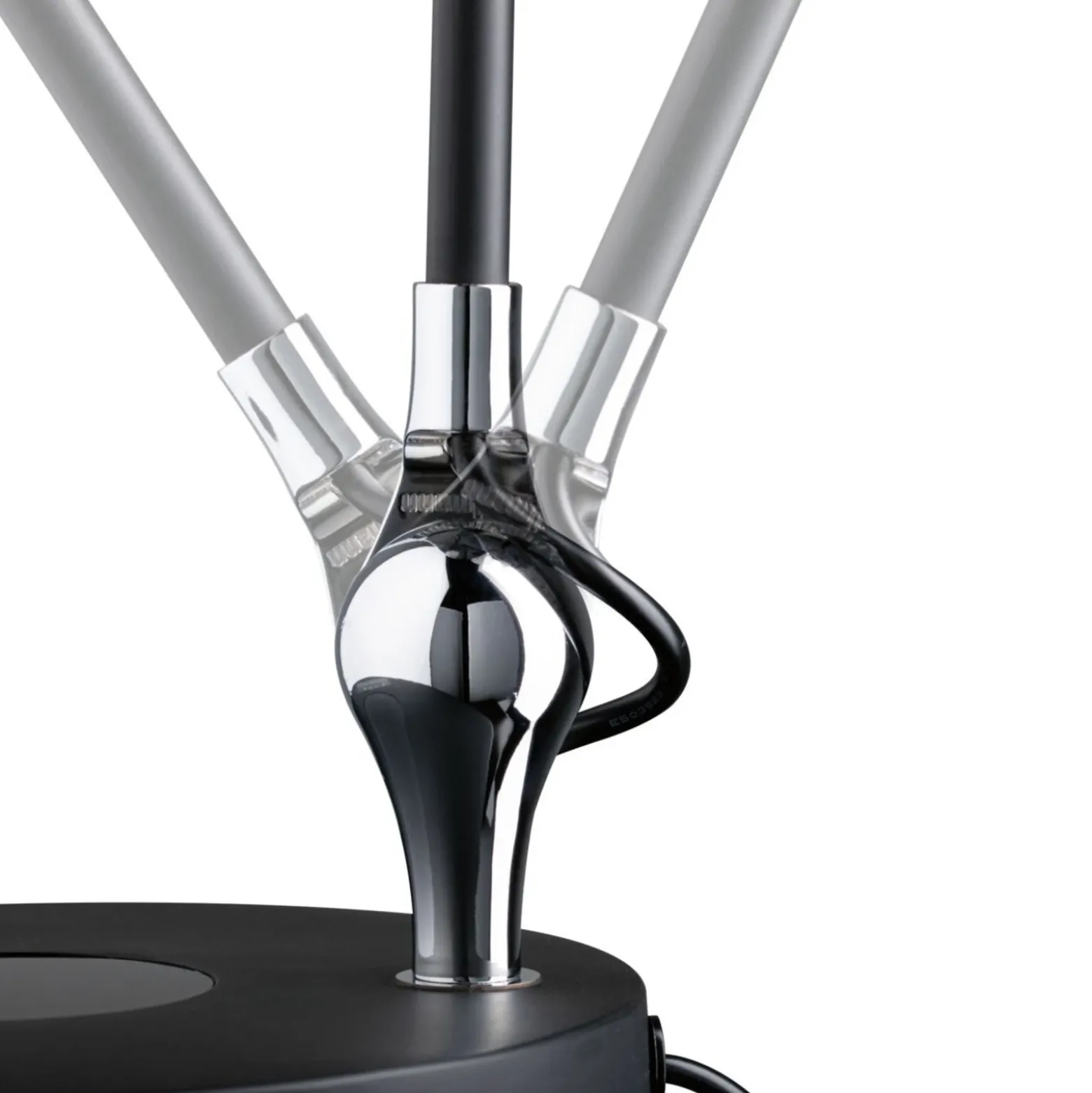lámpara de mesa LED Paulmann Numis con función de carga, color negro