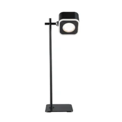 lámpara de mesa LED Paulmann Varia, negra, 37 cm, atenuable CCT