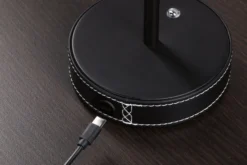 lámpara de mesa LED Pellini de Paulmann, negra, down, CCT