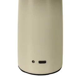 Lámpara de mesa LED Pilu, beige Altura 16,5 cm metal Touchdim