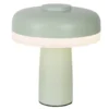 Lámpara de mesa LED Pilu, menta, altura 16,5 cm metal touchdim