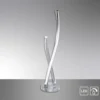 Lámpara de mesa LED Polina de Paul Neuhaus, plateada, metal, atenuable