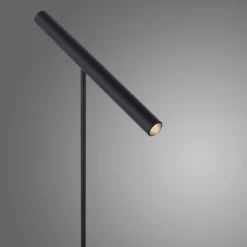 Lámpara de mesa LED PURE Tutua, regulador con sensor, negra