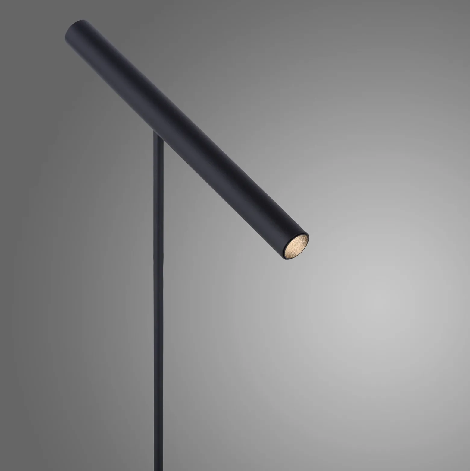 Lámpara de mesa LED PURE Tutua, regulador con sensor, negra