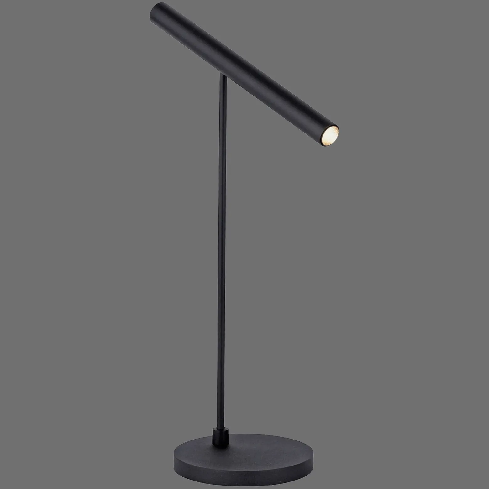 Lámpara de mesa LED PURE Tutua, regulador con sensor, negra