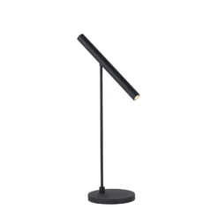 Lámpara de mesa LED PURE Tutua, regulador con sensor, negra