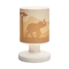 Lámpara de mesa LED recargable Scandi Savanne, naranja, 21, cm