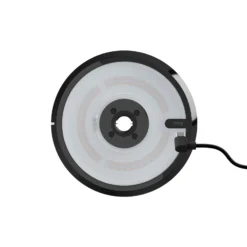 Lámpara de mesa LED recargable Mahina, negra, altura 36 cm, metal, CCT