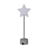 Lámpara de mesa LED recargable Pina beige Altura 27,8cm Metal/cristal
