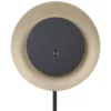 lámpara de mesa LED recargable Solan, negro/beige, solar, IP54