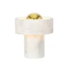 lámpara de mesa LED recargable Stone de Tom Dixon, color dorado, altura 19 cm