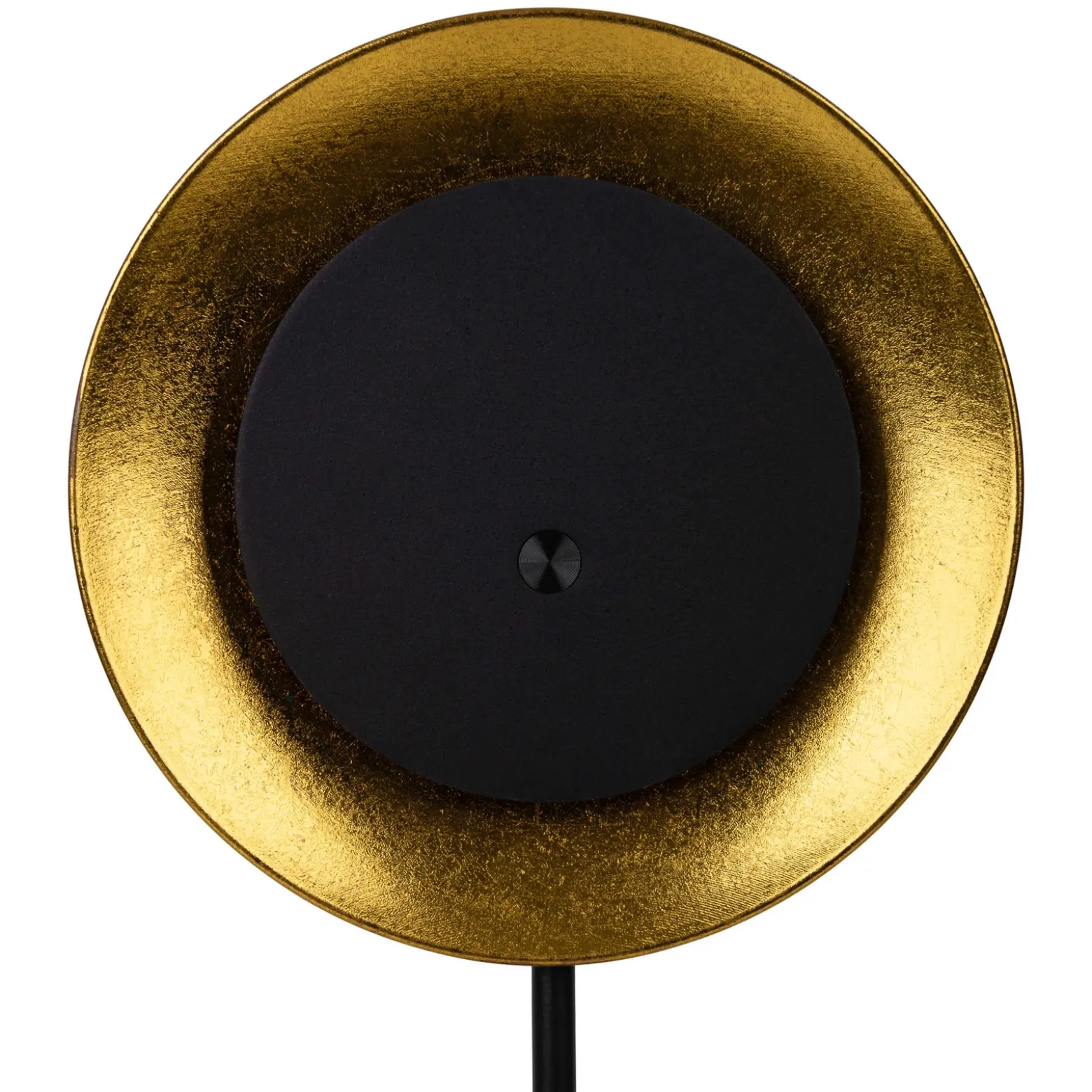 Lámpara de mesa LED recargable Solan, negro/dorado, solar, IP54