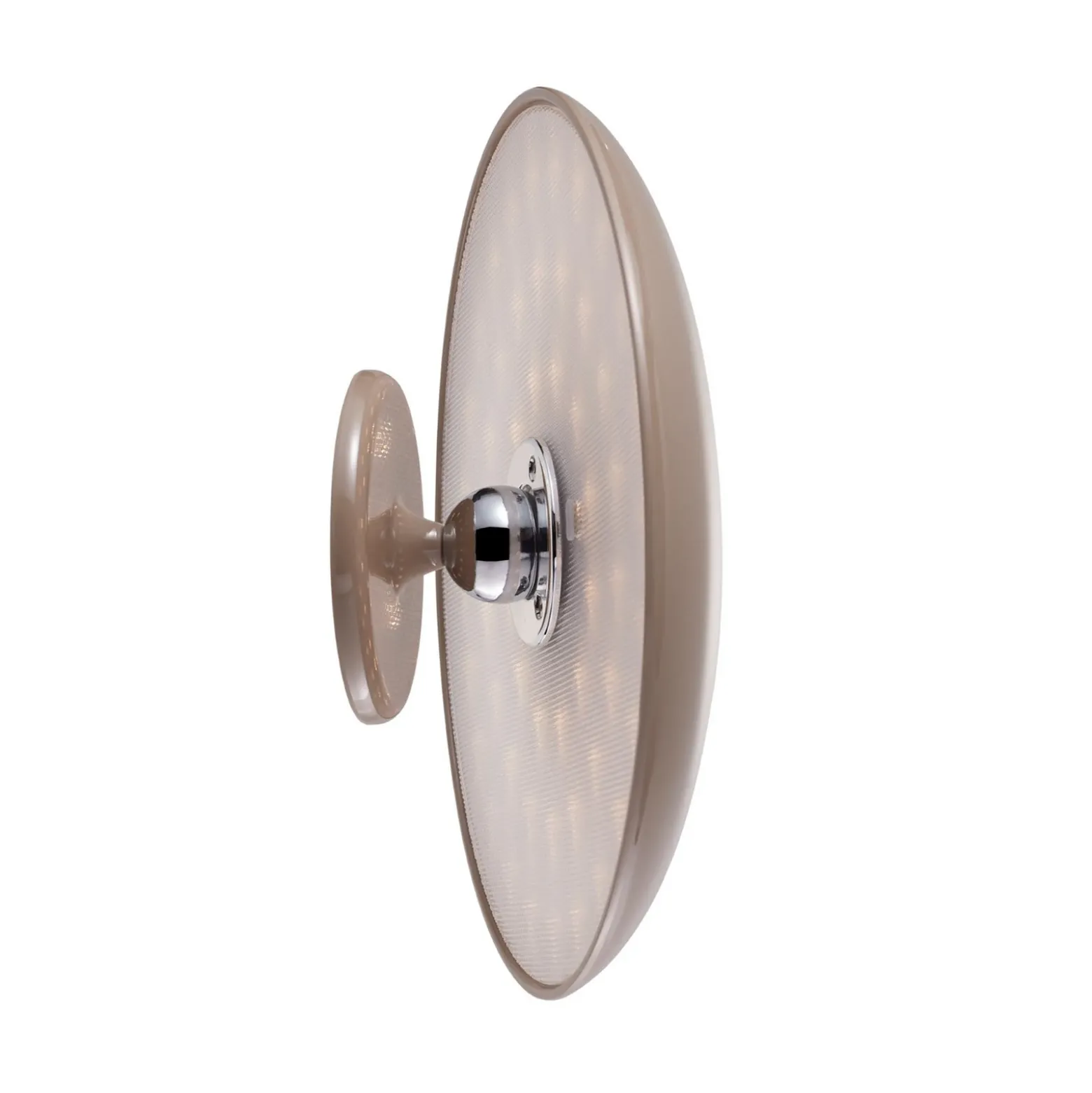 Lámpara de mesa LED recargable Beacon Kinoko, marrón, 27 cm, CCT