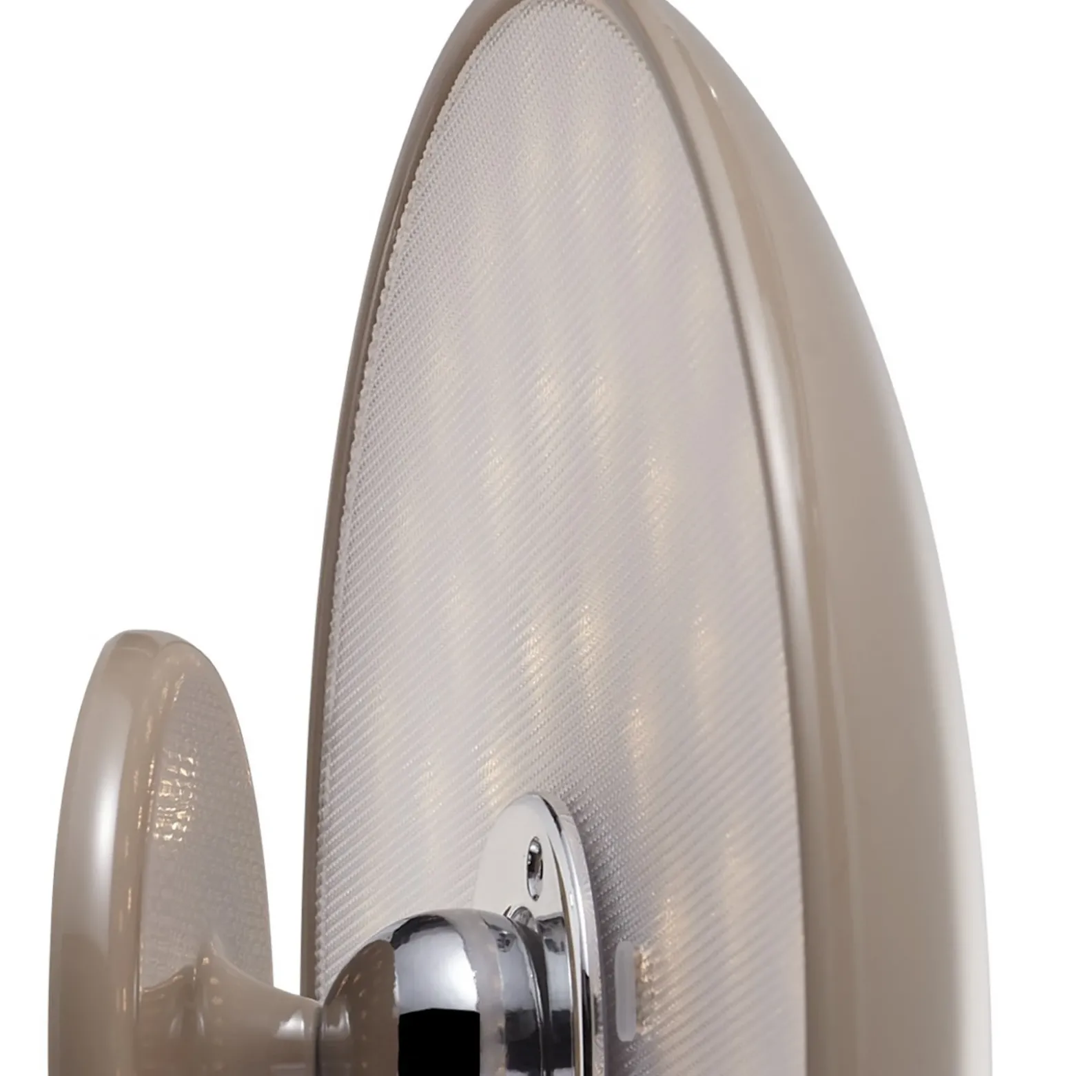 Lámpara de mesa LED recargable Beacon Kinoko, marrón, 27 cm, CCT