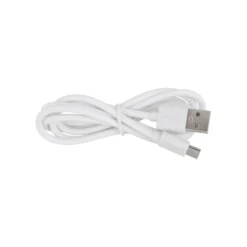 Lámpara de mesa LED recargable Lunki, color níquel, altura 19 cm, CCT