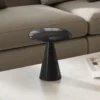 Lámpara de mesa LED recargable Beacon Kinoko, negra, 27 cm, CCT