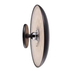 Lámpara de mesa LED recargable Beacon Kinoko, negra, 27 cm, CCT