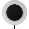 Lámpara de mesa LED recargable Solan, negro/blanco, solar, IP54