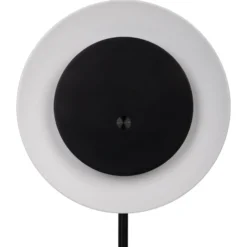 Lámpara de mesa LED recargable Solan, negro/blanco, solar, IP54