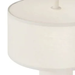 Lámpara de mesa LED recargable Margin de New Works, blanca, atenuable, CCT