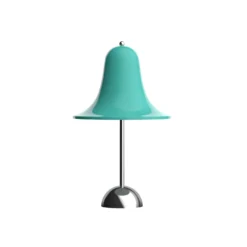 Lámpara de mesa LED recargable VERPAN Pantop, turquesa claro, IP44