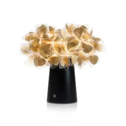 lámpara de mesa LED recargable Slamp Clizia Mama Non Mama Oro/Negro