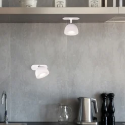 Lámpara de mesa LED recargable Maxima, blanca, altura 41 cm, plástico